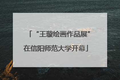 “王璇绘画作品展”在信阳师范大学开幕