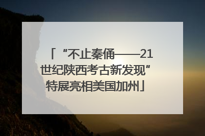 “不止秦俑——21世纪陕西考古新发现”特展亮相美国加州