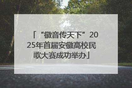 “徽音传天下”2025年首届安徽高校民歌大赛成功举办