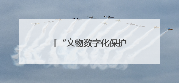 “文物数字化保护战略”写入法规，守护文明需担当