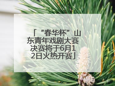 “春华杯”山东青年戏剧大赛决赛将于6月12日火热开赛