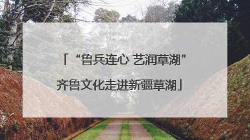 “鲁兵连心 艺润草湖” 齐鲁文化走进新疆草湖