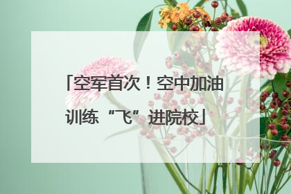 空军首次！空中加油训练“飞”进院校