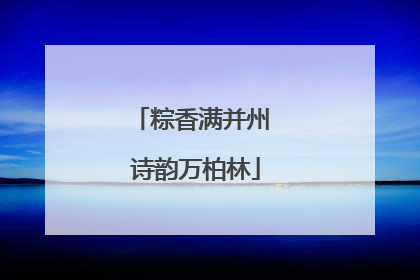 粽香满并州 诗韵万柏林