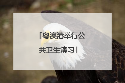 粤澳港举行公共卫生演习