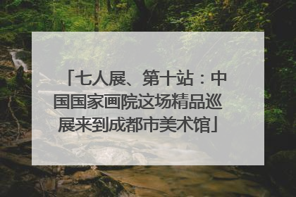 七人展、第十站：中国国家画院这场精品巡展来到成都市美术馆