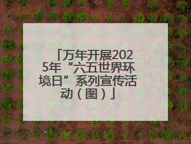 万年开展2025年“六五世界环境日”系列宣传活动（图）