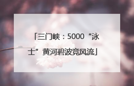三门峡：5000“泳士”黄河碧波竞风流