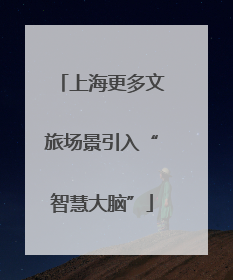 上海更多文旅场景引入“智慧大脑”