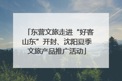 东营文旅走进“好客山东”开封、沈阳夏季文旅产品推广活动
