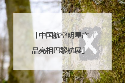 中国航空明星产品亮相巴黎航展
