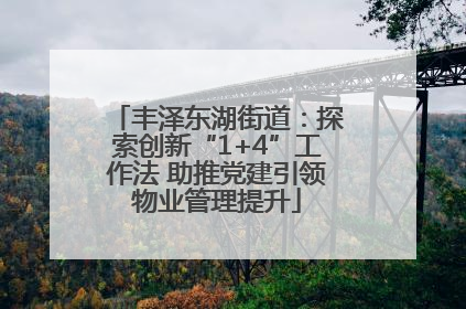 丰泽东湖街道：探索创新“1+4”工作法 助推党建引领物业管理提升