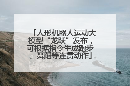 人形机器人运动大模型“龙跃”发布，可根据指令生成跑步、舞蹈等连贯动作