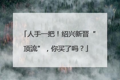 人手一把！绍兴新晋“顶流”，你买了吗？