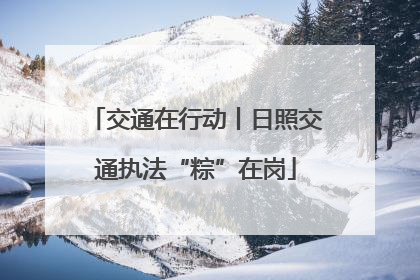 交通在行动丨日照交通执法“粽”在岗