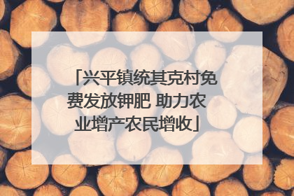 兴平镇统其克村免费发放钾肥 助力农业增产农民增收