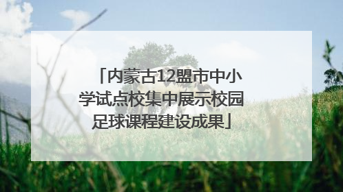 内蒙古12盟市中小学试点校集中展示校园足球课程建设成果