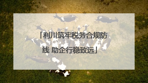 利川筑牢税务合规防线 助企行稳致远