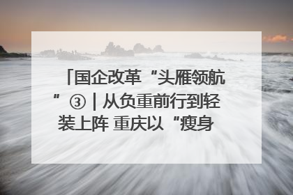 国企改革“头雁领航”③｜从负重前行到轻装上阵 重庆以“瘦身”谋“健体”
