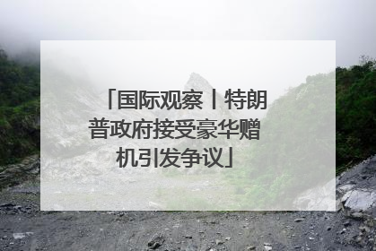 国际观察丨特朗普政府接受豪华赠机引发争议