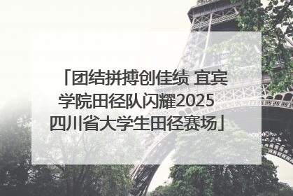 团结拼搏创佳绩 宜宾学院田径队闪耀2025四川省大学生田径赛场