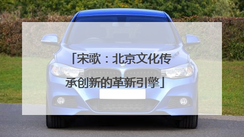 宋歌：北京文化传承创新的革新引擎