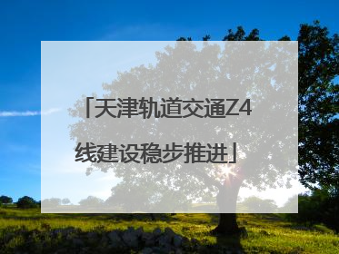 天津轨道交通Z4线建设稳步推进