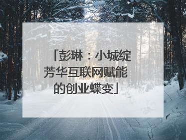 彭琳:小城绽芳华互联网赋能的创业蝶变