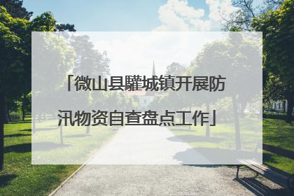 微山县驩城镇开展防汛物资自查盘点工作