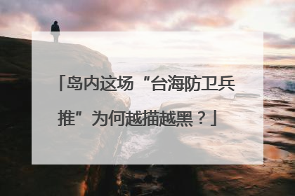 岛内这场“台海防卫兵推”为何越描越黑？