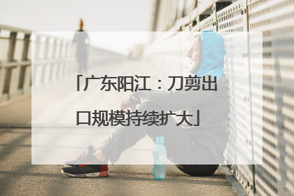 广东阳江：刀剪出口规模持续扩大
