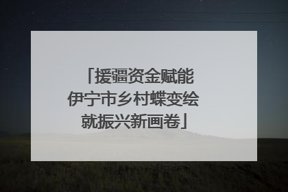 援疆资金赋能 伊宁市乡村蝶变绘就振兴新画卷