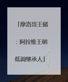 摩洛哥王储：阿拉维王朝低调继承人