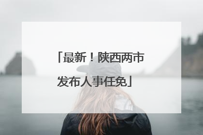 最新！陕西两市发布人事任免