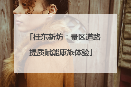 桂东新坊：景区道路提质赋能康旅体验