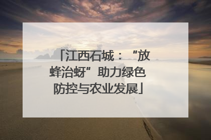 江西石城：“放蜂治蚜”助力绿色防控与农业发展