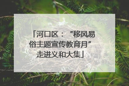 河口区：“移风易俗主题宣传教育月”走进义和大集