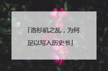 洛杉矶之乱，为何足以写入历史书
