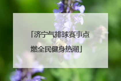 济宁气排球赛事点燃全民健身热潮