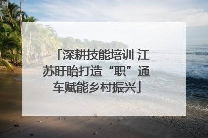 深耕技能培训 江苏盱眙打造“职”通车赋能乡村振兴
