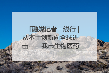 融媒记者一线行｜从本土创新向全球进击——我市生物医药产业破茧突围