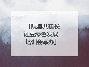 院县共建长豇豆绿色发展培训会举办