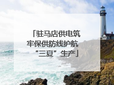 驻马店供电筑牢保供防线护航“三夏”生产