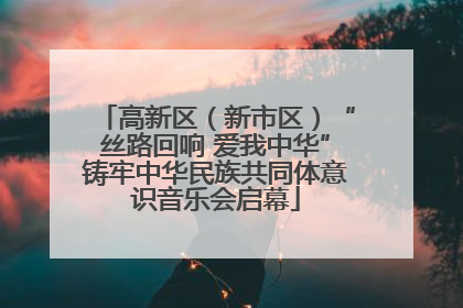 高新区（新市区）“丝路回响 爱我中华”铸牢中华民族共同体意识音乐会启幕