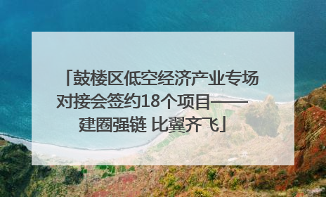 鼓楼区低空经济产业专场对接会签约18个项目——建圈强链 比翼齐飞