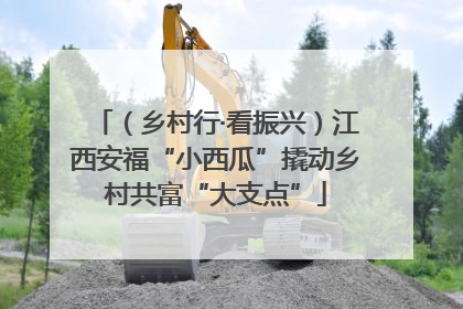 （乡村行·看振兴）江西安福“小西瓜”撬动乡村共富“大支点”
