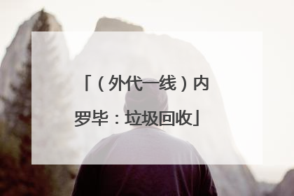 （外代一线）内罗毕：垃圾回收