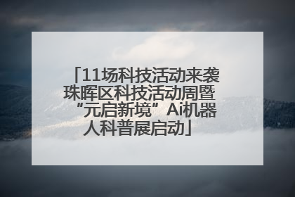 11场科技活动来袭 珠晖区科技活动周暨“元启新境”Ai机器人科普展启动
