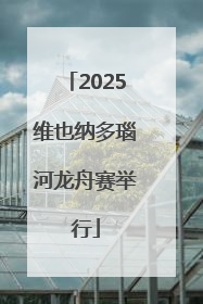 2025维也纳多瑙河龙舟赛举行